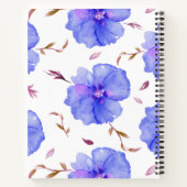 Floral Waterverf Notitieboek voor werk of journali (Achterkant)