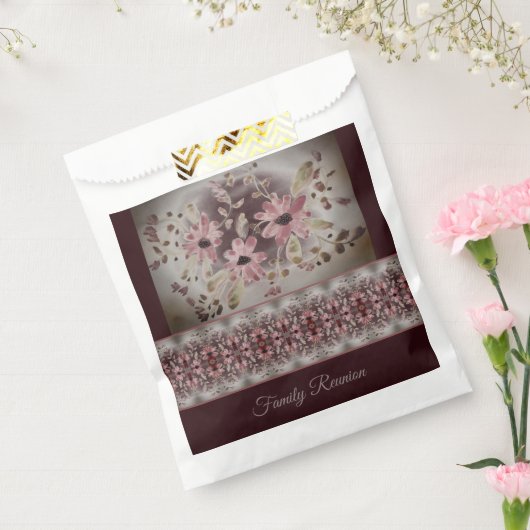  Floral Waterverf Ontworpen Bedankzakje (Gezegeld)