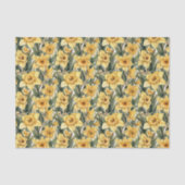 Floral Waterverf Paasdil Exclusief Tissuepapier (Voorkant)