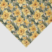 Floral Waterverf Paasdil Exclusief Tissuepapier (Detail)