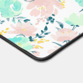 Floral Waterverf Pattern Bureaumat (Hoek)