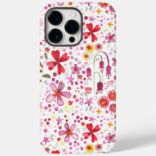 Floral Waterverf Pattern Case-Mate iPhone 14 Pro Max Hoesje