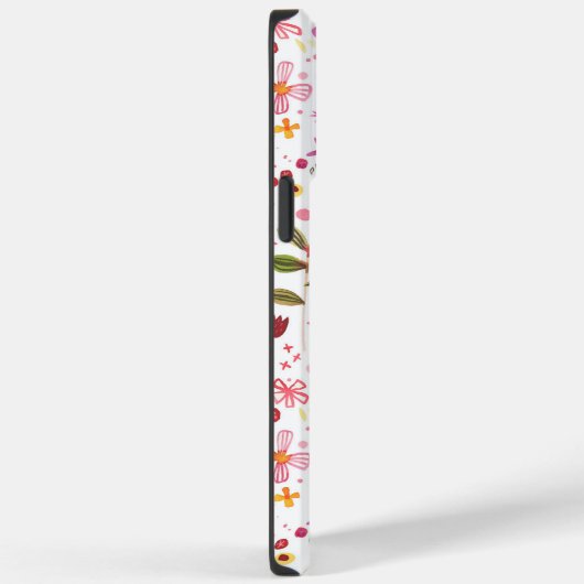 Floral Waterverf Pattern Case-Mate iPhone Case (Achterkant / Rechts)