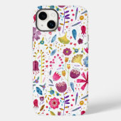 Floral Waterverf Pattern Case-Mate iPhone Case (Achterkant)