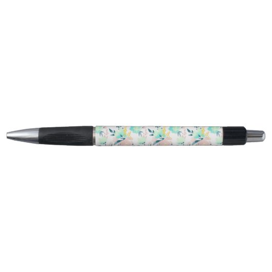 Floral Waterverf Pattern Pen (Voorkant)