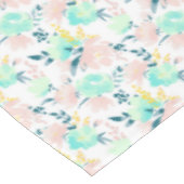 Floral Waterverf Pattern Tafelkleed (Gekanteld)
