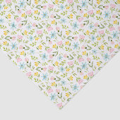 Floral Waterverf Pattern Tissuepapier (Detail)