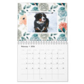 Floral Waterverf Photo Calendar Kalender (Feb 2026)