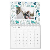 Floral Waterverf Photo Calendar Kalender (Jan 2026)