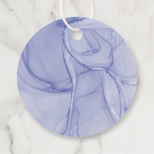 Floral Waterverf Pop het als ze Pop Bedankjes Labels (Achterkant)