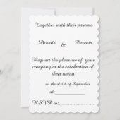 Floral waterverf poppies met huwelijksuitnodiging kaart (Achterkant)