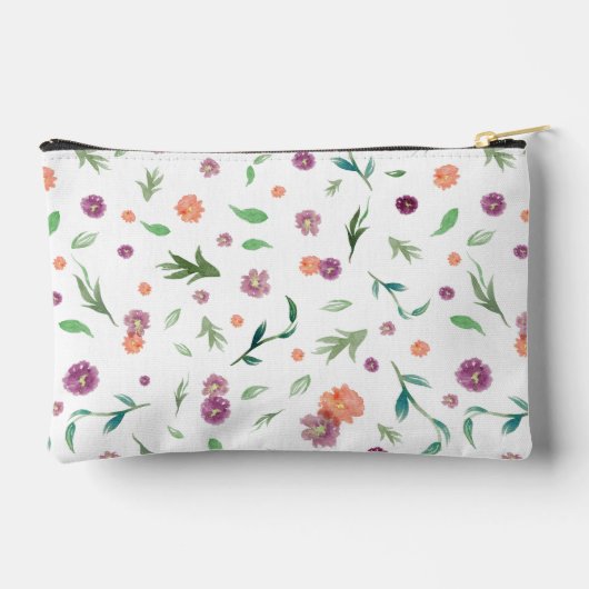 Floral Waterverf Pouch Gift voor Mam Etui (Achterkant)