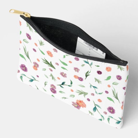 Floral Waterverf Pouch Gift voor Mam Etui (Open)