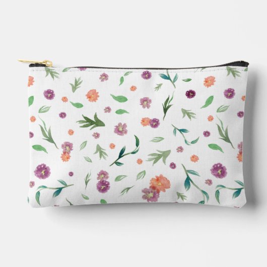 Floral Waterverf Pouch Gift voor Mam Etui (Voorkant)