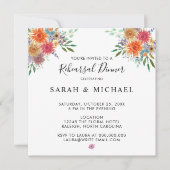 Floral Waterverf repetitie Kaart (Voorkant)