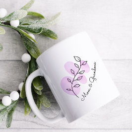 Floral Waterverf Roze Koffiemok