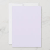 Floral, waterverf schendt Engagement Party Kaart (Achterkant)