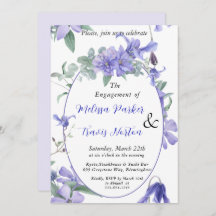 Floral, waterverf schendt Engagement Party