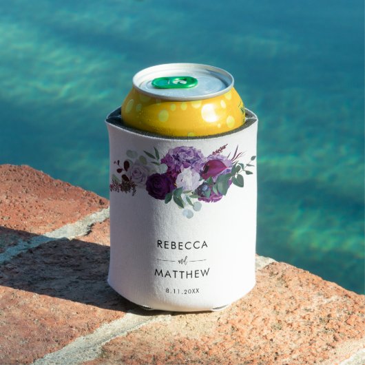 Floral Waterverf Script bruiloft Blikjeskoeler (Insitu Zwembad)