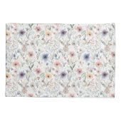 Floral Waterverf Styl Botanical Kussensloop (Achterkant)