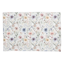 Floral Waterverf Styl Botanical Kussensloop