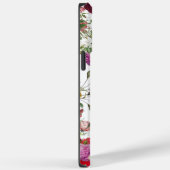 Floral Waterverf tuinbloemen monogram Case-Mate iPhone Case (Achterkant / Rechts)