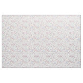 Floral Waterverf Unicorn Pattern Stof (Fat Quarter)