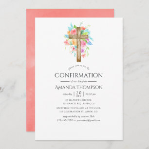 Floral Waterverf van pasta Kaart