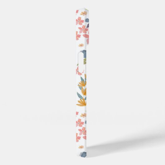 Floral Waterverf van telefoonkwestie  Case-Mate iPhone Case (Achterkant / Rechts)