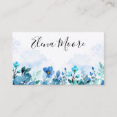 Floral Waterverf Visitekaartje (Voorkant)