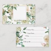 Floral Waterverf Visitekaartje  (Voorkant / Achterkant)