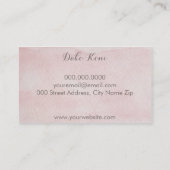 Floral-waterverf Visitekaartje (Achterkant)