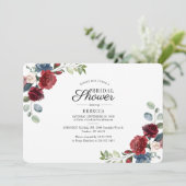 Floral Waterverf Vrijgezellenfeest Kaart (Staand voorkant)