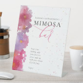 Floral Waterverf Vrijgezellenfeest Reclamebord Met Voetstuk (Insitu)