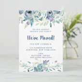 Floral Waterverf Winter We hebben de aankondiging (Staand voorkant)