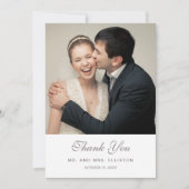 Floral-Waterverf | witte annemone | Dank u wel Bedankkaart (Voorkant)