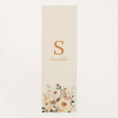 Floral-Waterverf Yogamat (Voorkant)