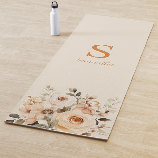 Floral-Waterverf Yogamat (In situ)