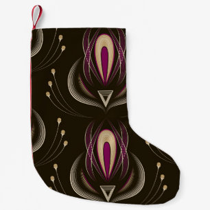 Floral Wave  stijlvolle achtergrond Kleine Kerstsok