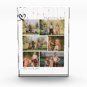 Floral We houden van je familie Abuela Foto Collag (Voorkant)