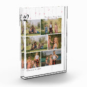 Floral We houden van je familie Abuela Foto Collag (Links)