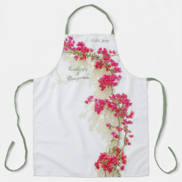 Floral Weddenschap White Pink Paperflower Schort