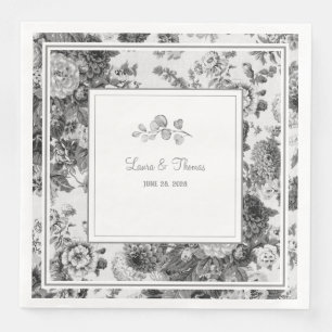  Floral Weddenschappen & Date Classic Servet