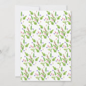 Floral Wedding Announcement: "We zijn getrouwd" Kaart (Achterkant)