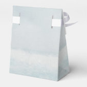 Floral Wedding Arch op Ocean Waterverf Bedankdoosjes (Achterkant)