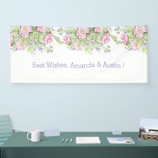 Floral Wedding Banner (Beurs)