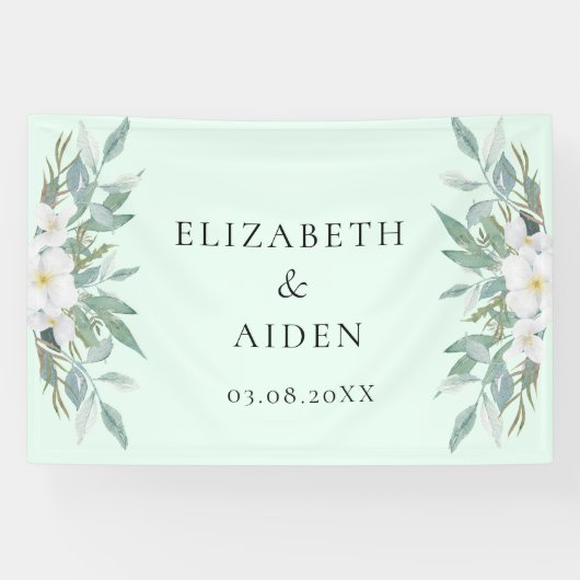 Floral  Wedding  Banner (Horizontaal)