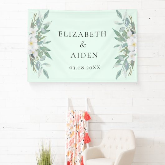 Floral  Wedding  Banner (Insitu)