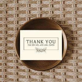  Floral Wedding Bedankkaart