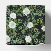 Floral Wedding Black and White Rose Bedankdoosjes (Bovenkant)